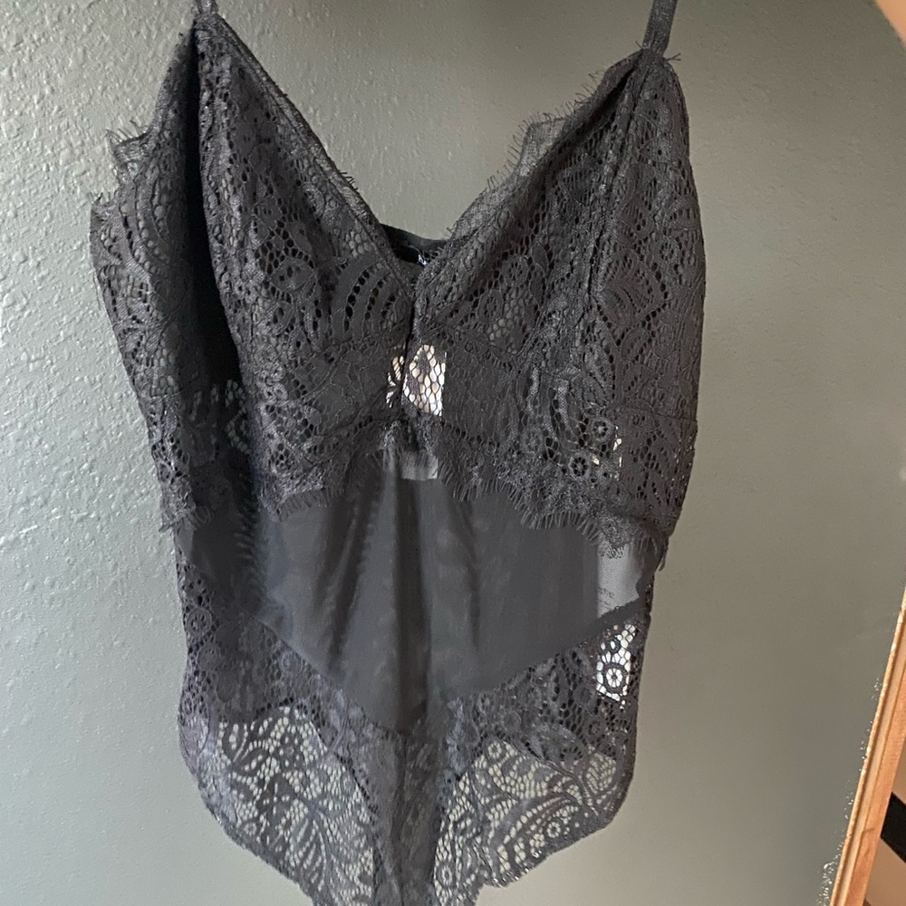 Black Lace Bodysuit